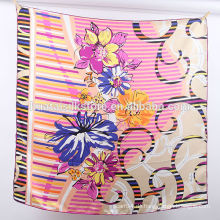 12 mm Silk Twill Hand gedruckt Großhandel Schal in China